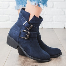 Load image into Gallery viewer, Ankle Boots Women Platform High Heels Buckle